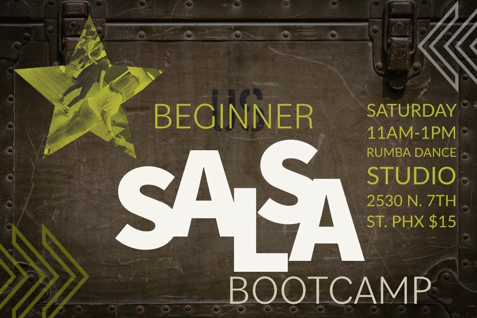 Saturday Beginner Salsa Bootcamp with Con Clave Dance!