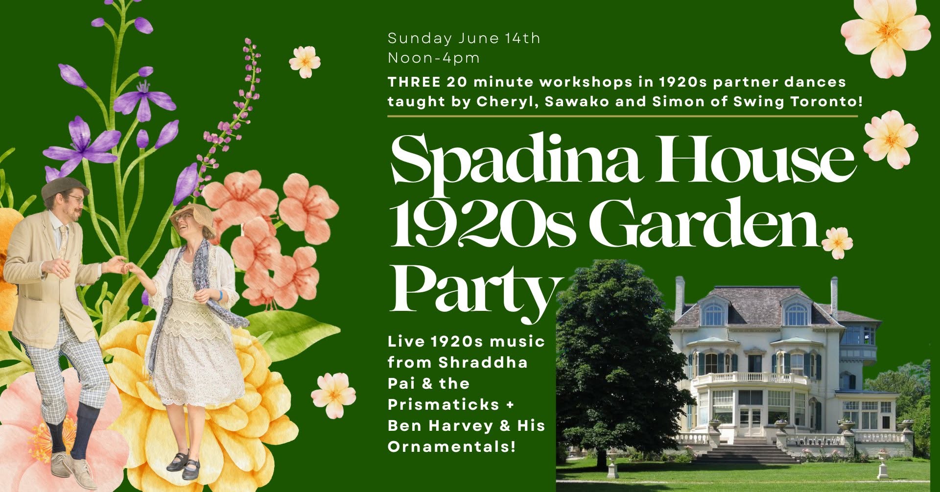 Spadina House 1920s Garden Party 2026!