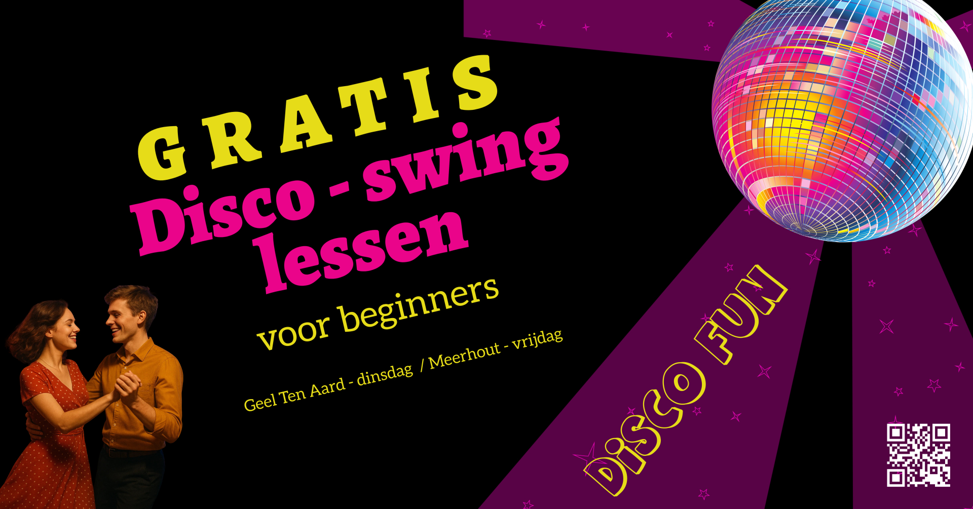 Gratis DISCO - SWING lessen voor beginners in Meerhout