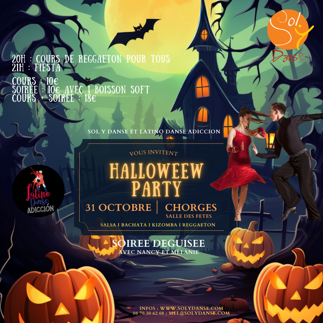 Fiesta SBK d'Halloween avec LDA et Sol Y Danse