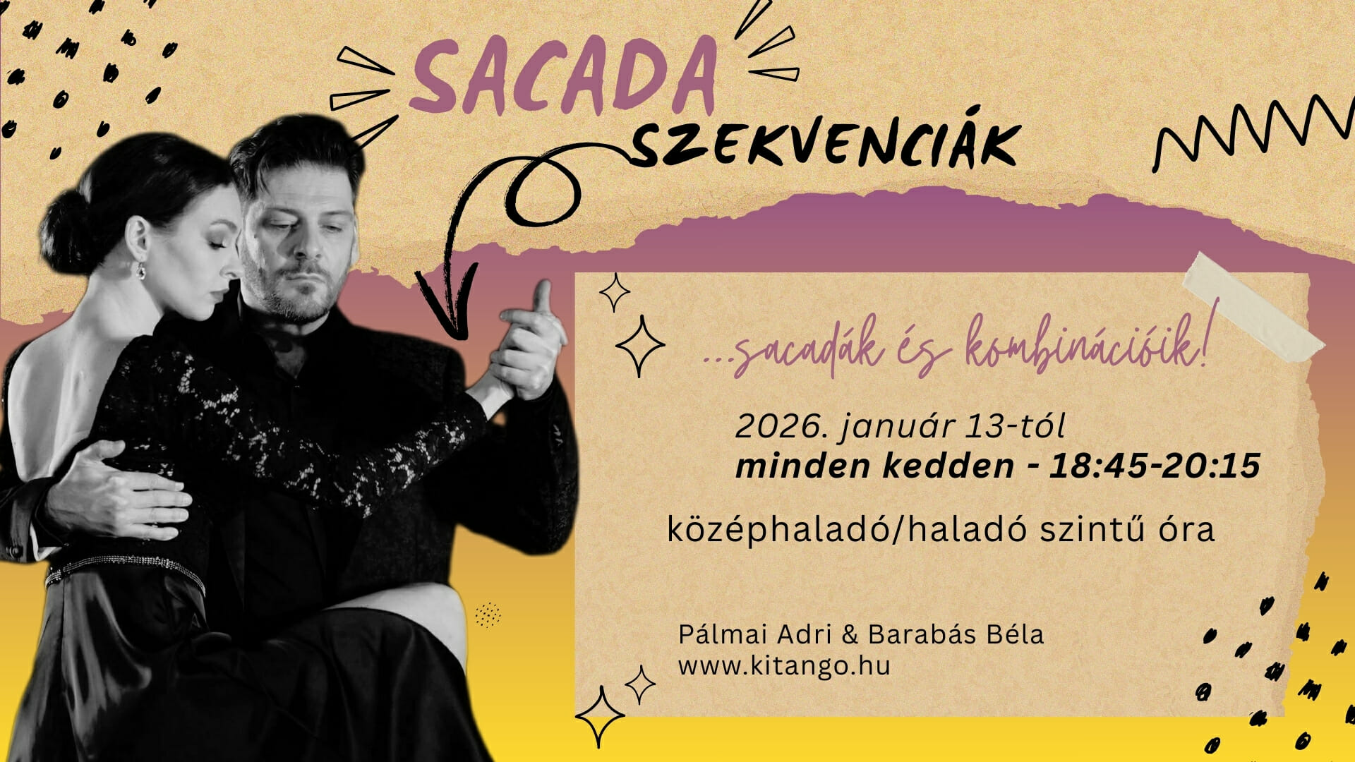 Sacada szekvenciák - KEDD @KITango