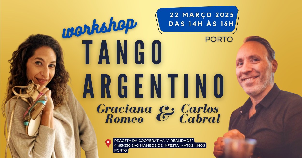Workshop de Tango Argentino no Porto - 3.0 🌟