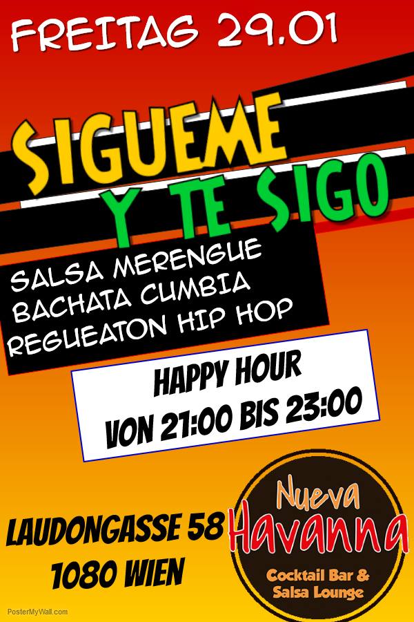 Sigueme Y Te Sigo LATIN PARTY