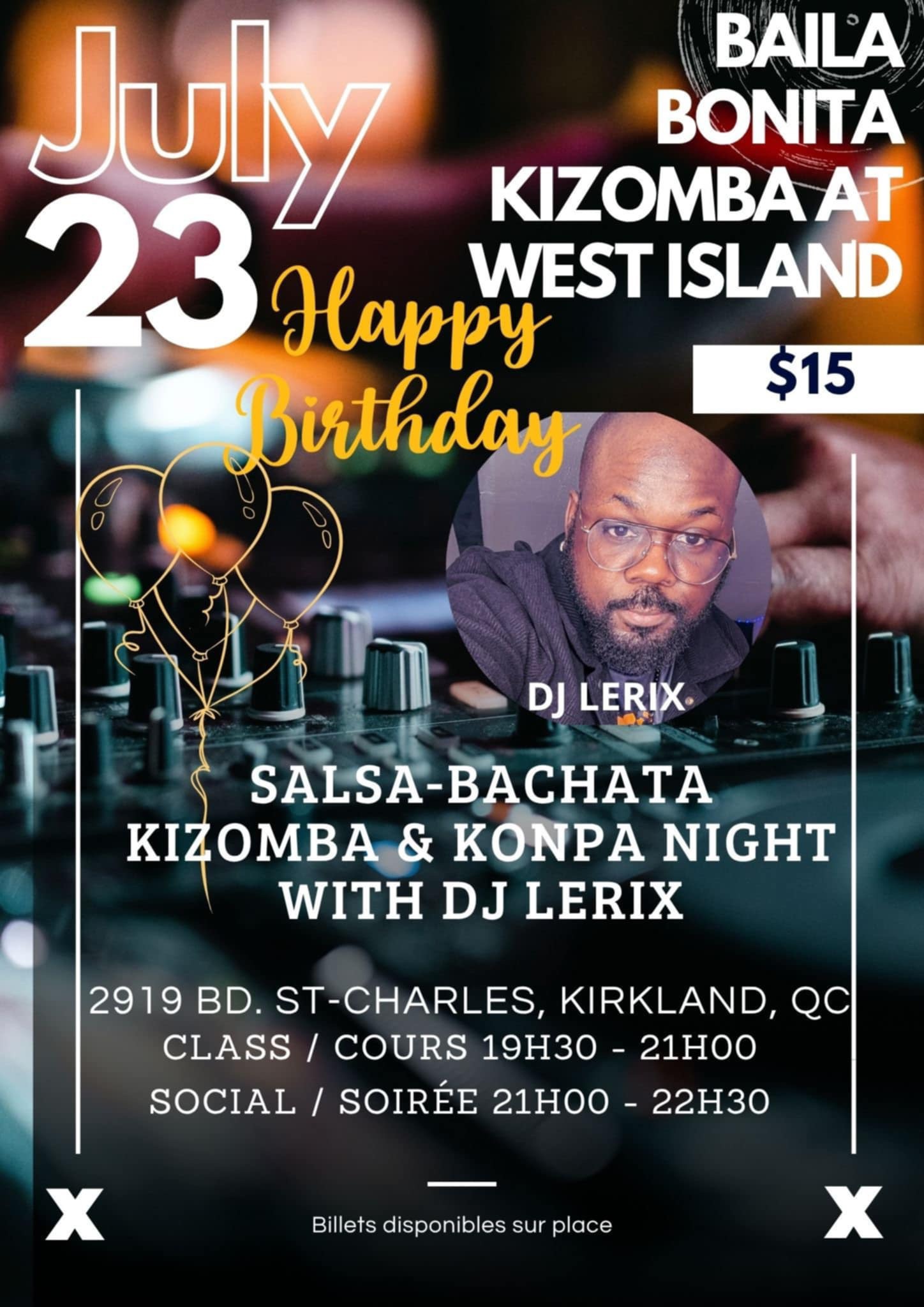 Birthday celebration of DJ Lerix
