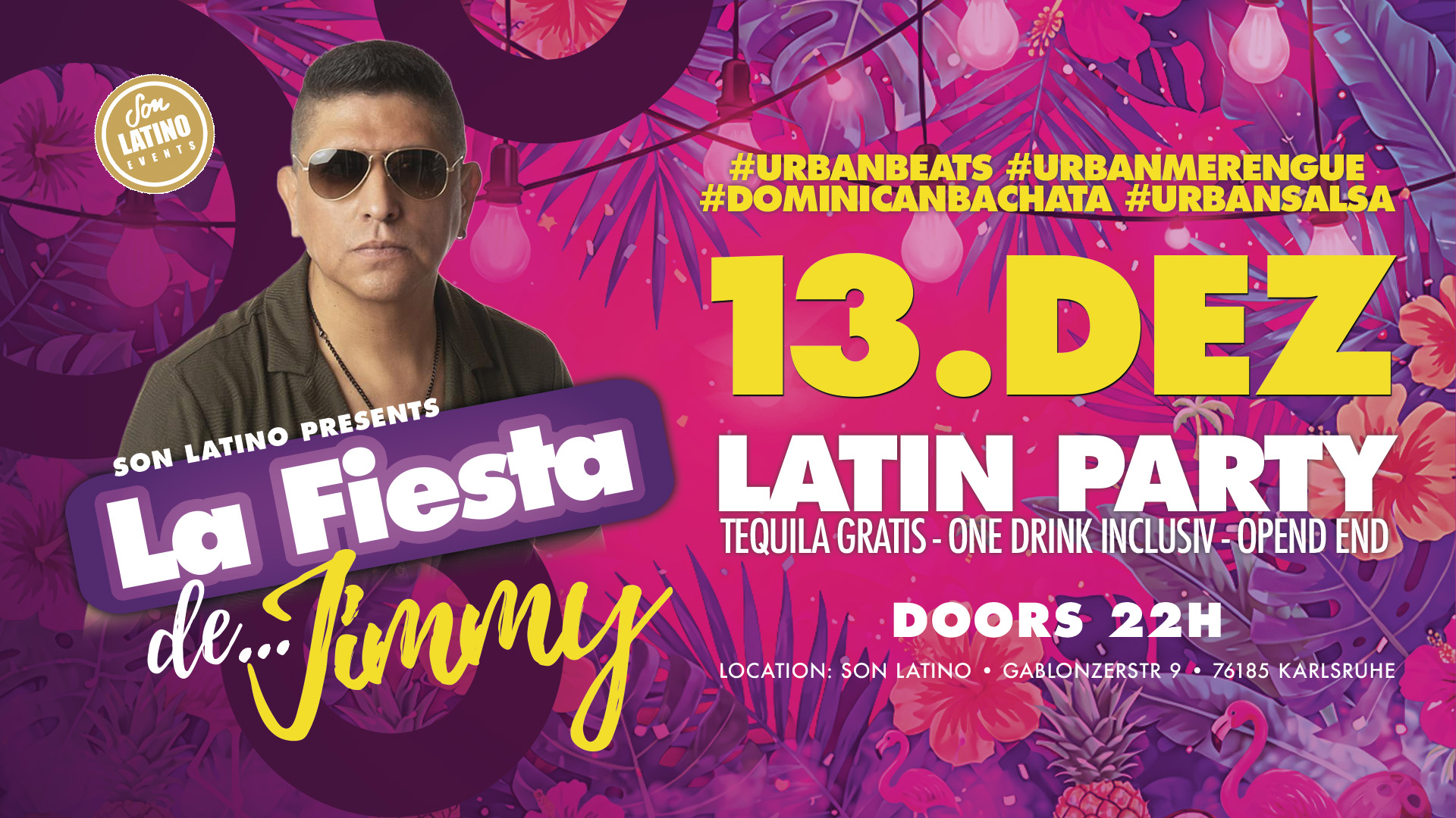La Fiesta de... Jimmy 🔥 LATIN PARTY 🌴 Son Latino Karlsruhe