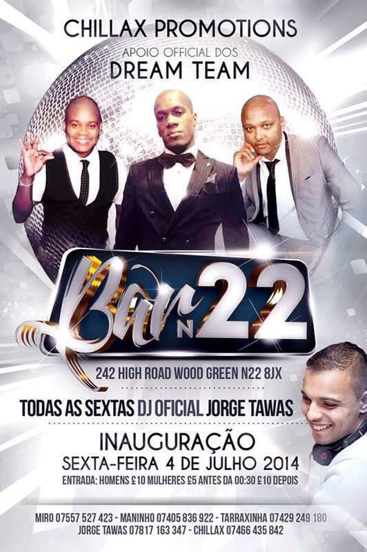 INAUGURACAO DO BAR N22 NOITES PALOP