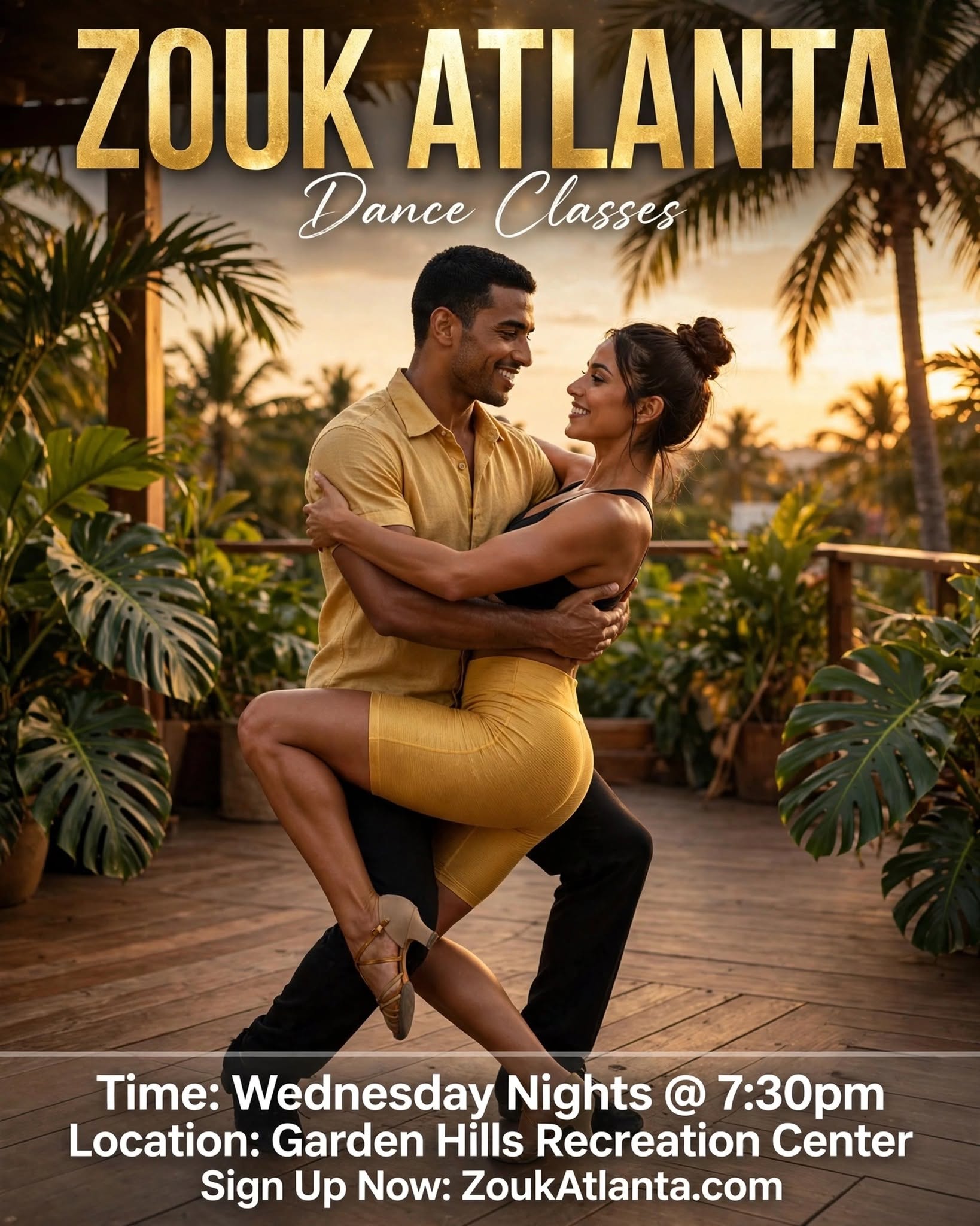 Learn to Dance at Zouk Atlanta! Buckhead Brazilian Zouk Classes & Party Beginner ↗️ Advanced ❤️
