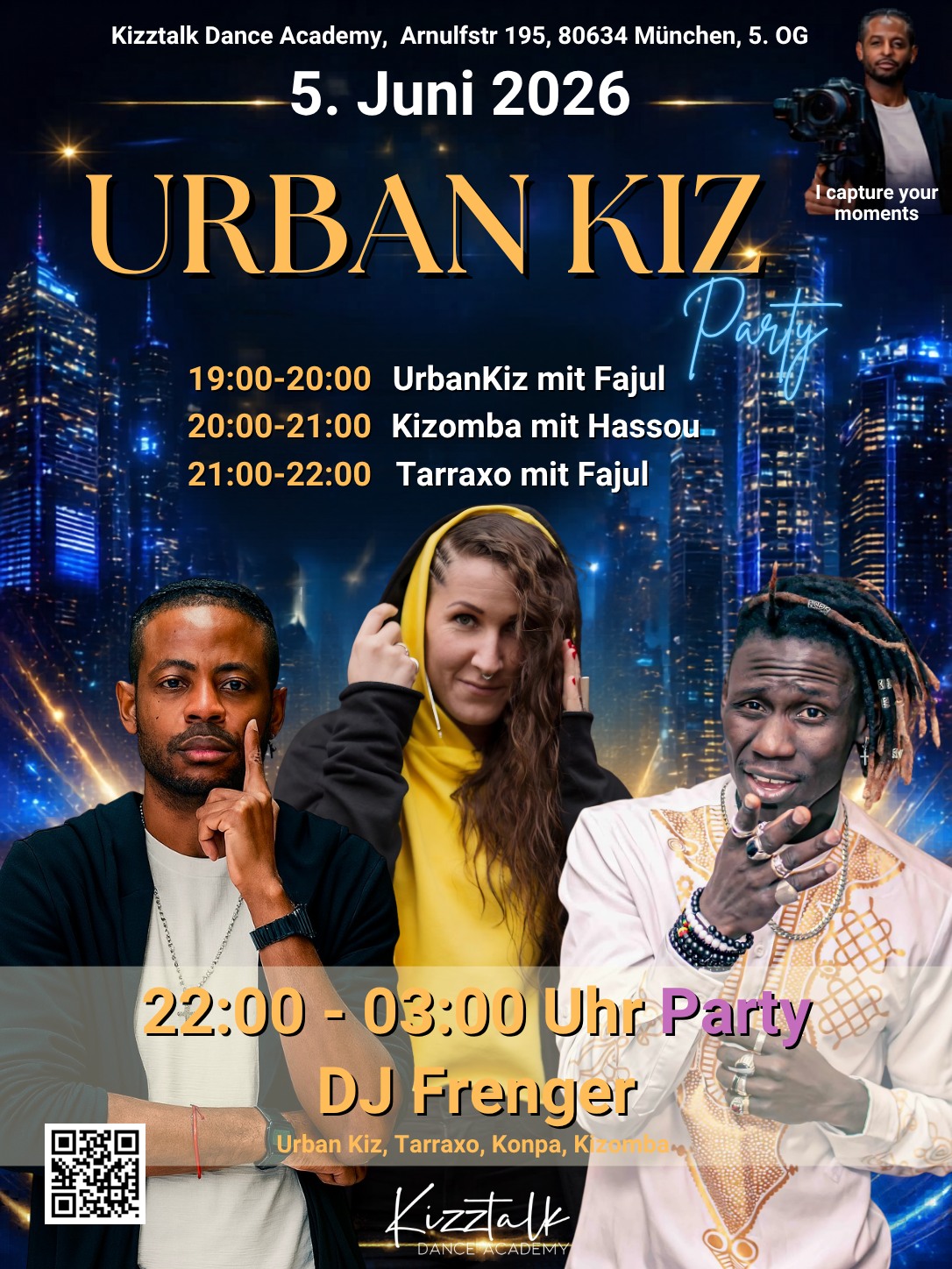 UrbanKiz Party @Kizztalk mit DJ Frenger (Sweden)