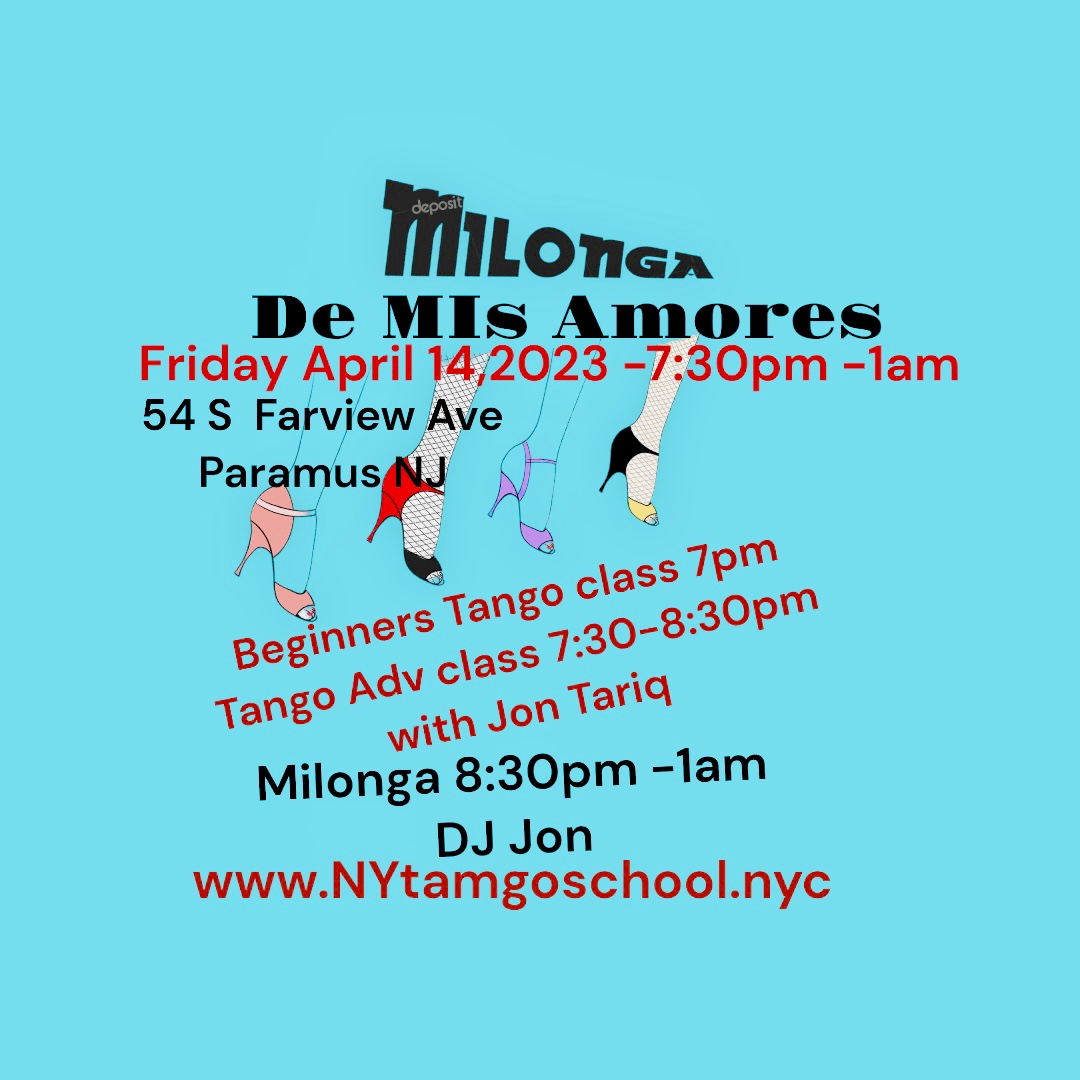 Milonga De Mis Amores Paramus NJ Every 2nd Friday of each month