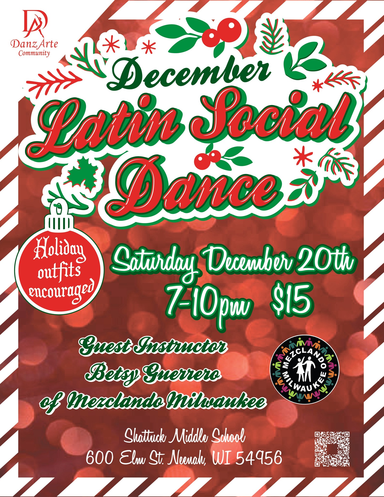 Baile social de diciembre