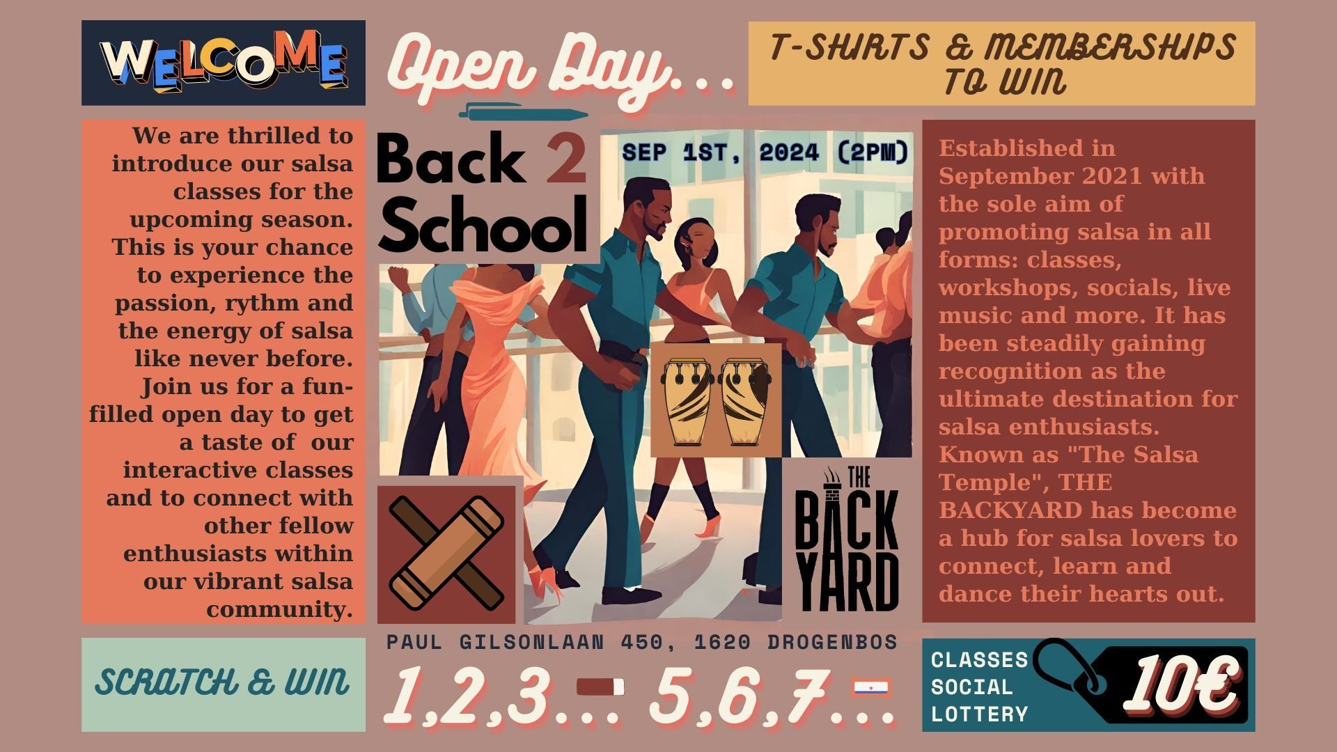 Salsa Open Day @ THE BACKYARD BRUSSELS