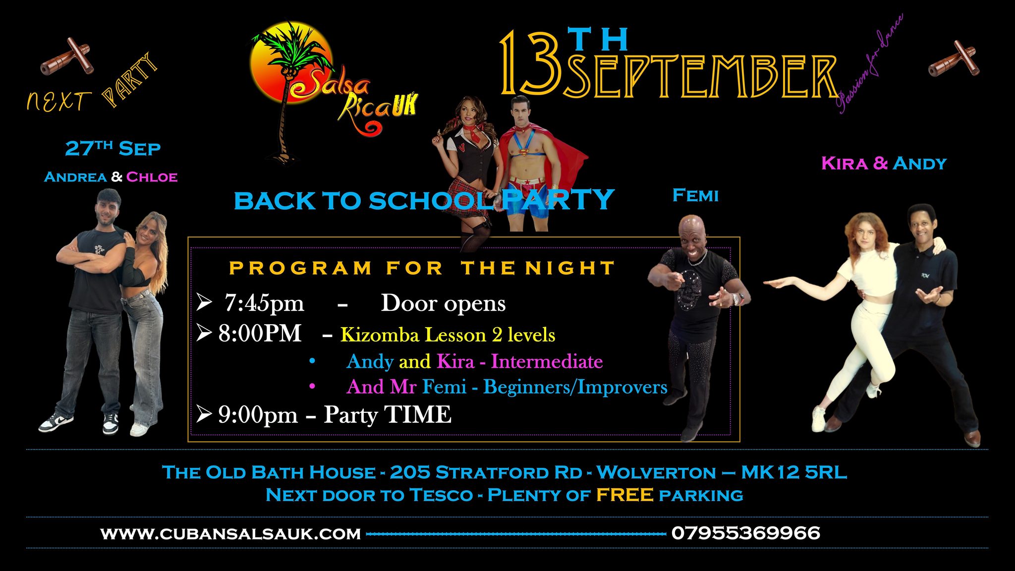 SEPTEMBER BACK TO SCHOOL SBK PARTY