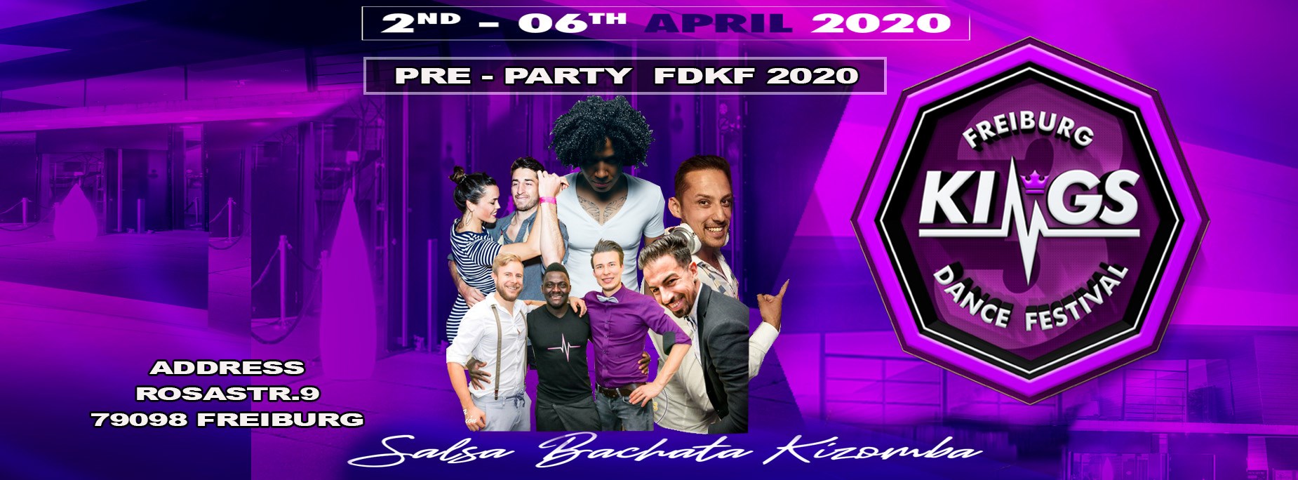 PRΓ - PARTY FDKF 2022. 2 Dancefloors Salsa Bachata Kizomba