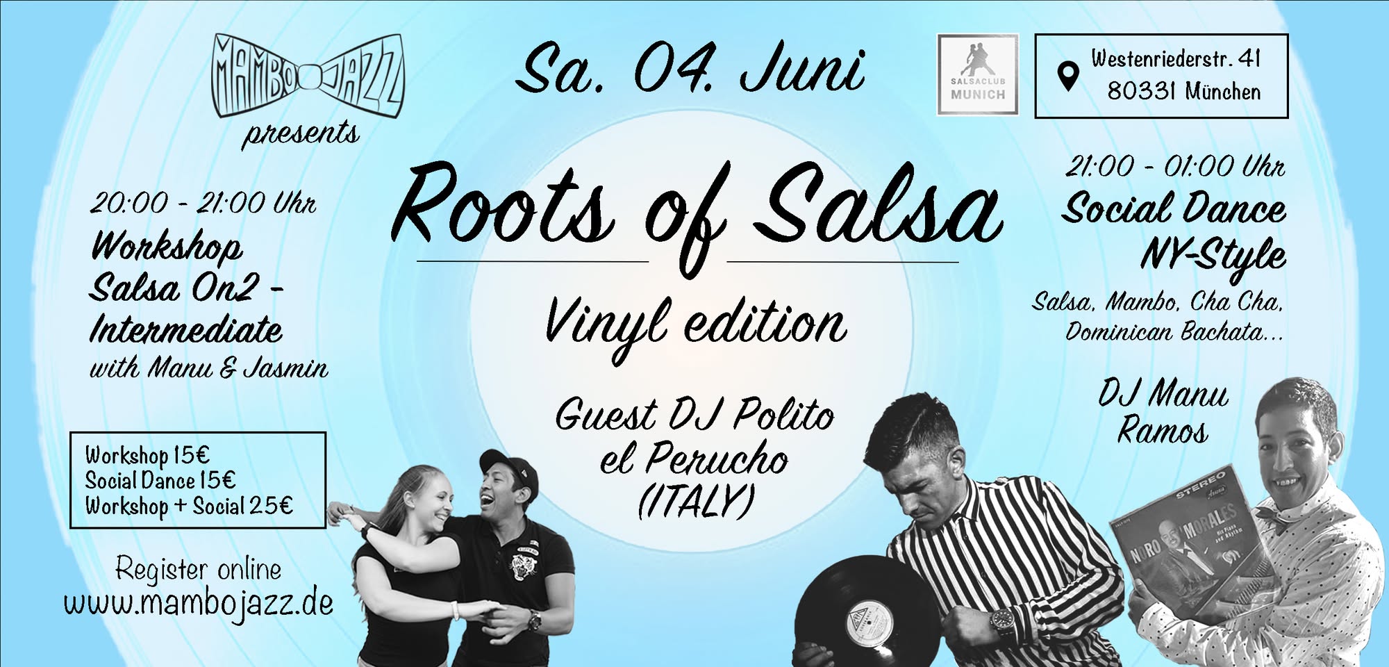 Roots of Salsa Vinyl edition with guest DJ Polito (ITALY)