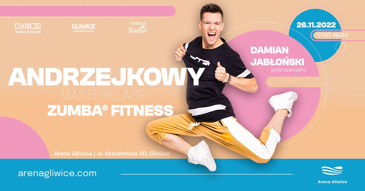 ANDRZEJKOWY MASTERCLASS l ZUMBA FITNESS l DAMIAN JABŁOŃSKI l 26.11 l DANCE ARENA GLIWICE