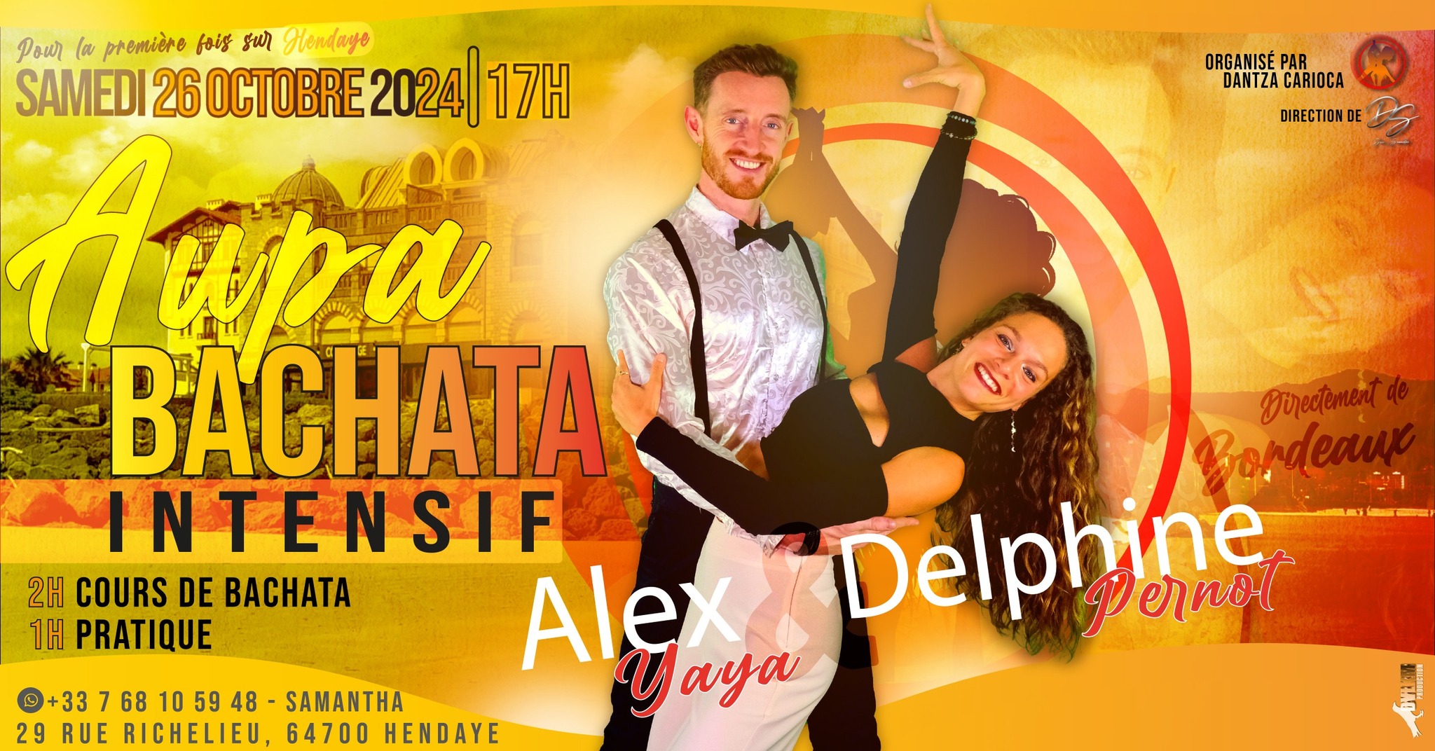 AUPA BACHATA avec ALEX & DELPHINE _ Hendaye _