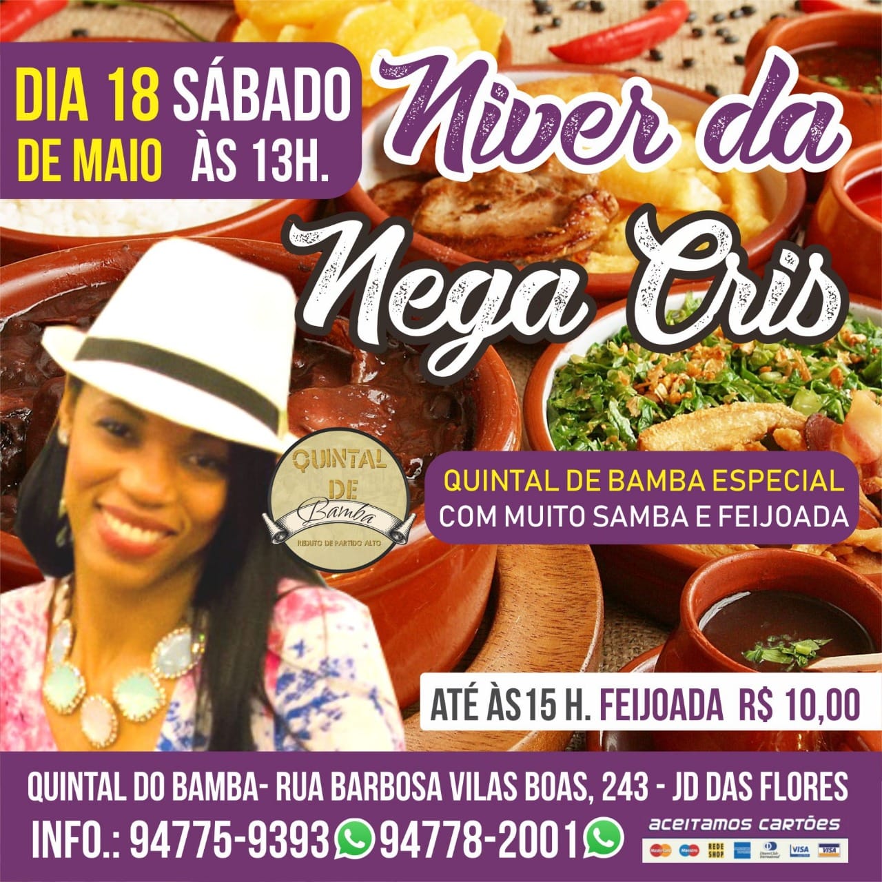Niver Da Nega Cris Edição Especial Quintal De Bamba