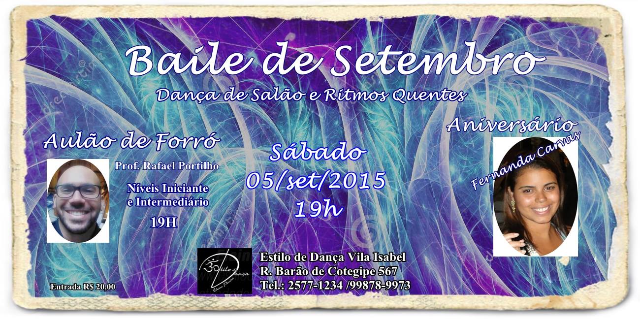 Baile de Setembro- Aulão de Forró + Aniversário de Fernanda Carvas