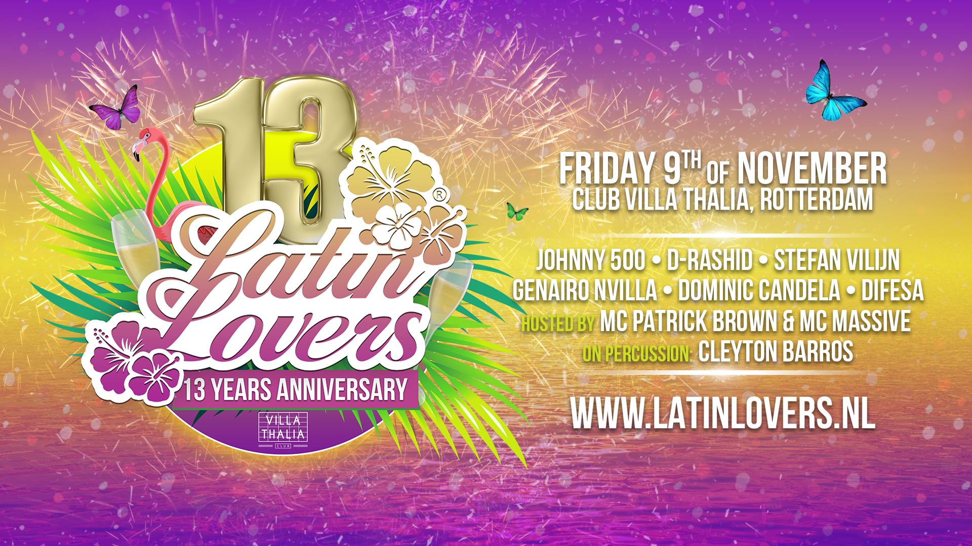 Latin Lovers 13 year Anniversary Club Villa Thalia
