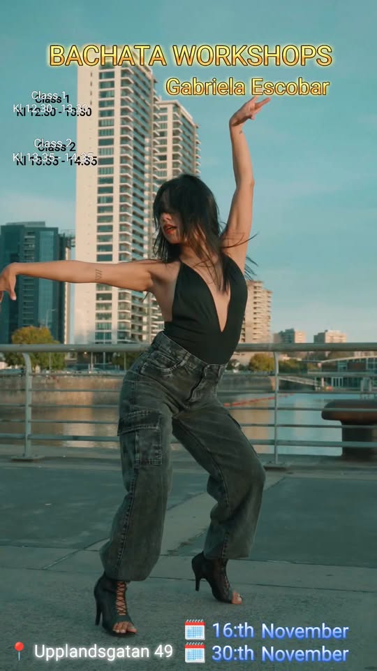Bachata workshops med Gabriela Escobar