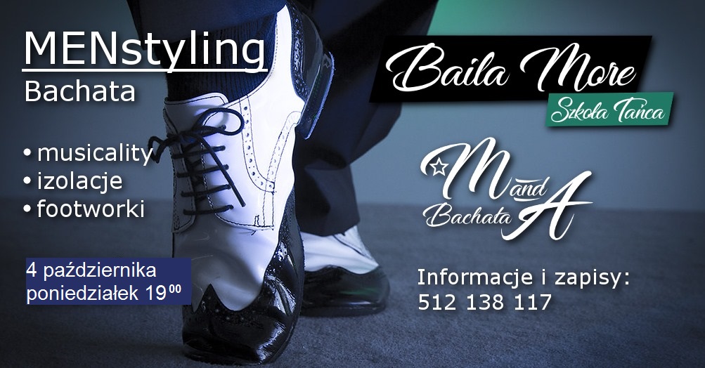 MENstyling warsztaty 24 września czwartek 19:00