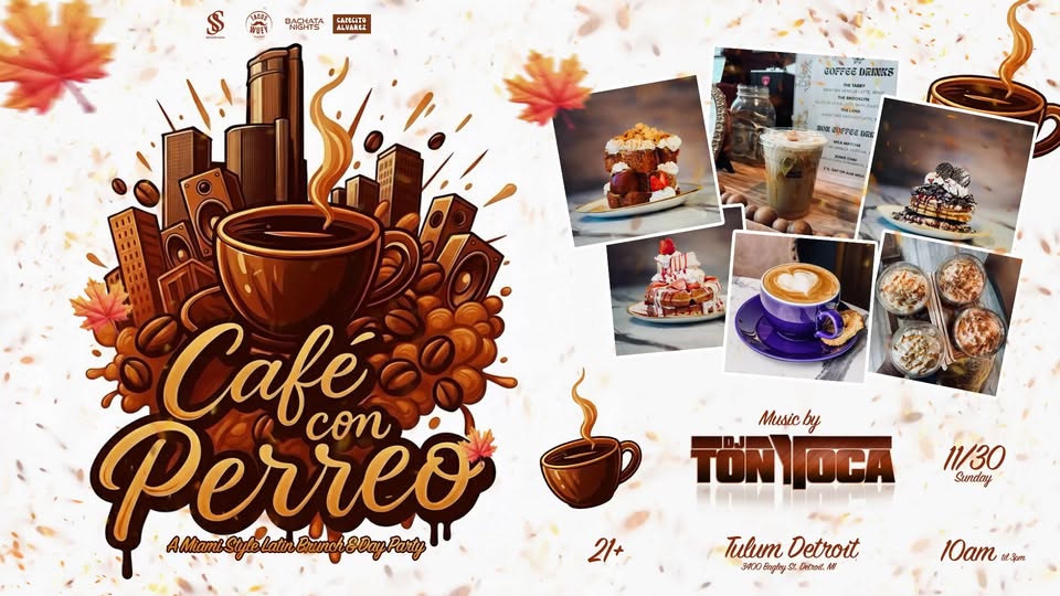 Cafe Con Perreo : A Miami Style Latin Brunch & Day Party @Taqueria EL REY (Tulum Space) SUN Nov 30
