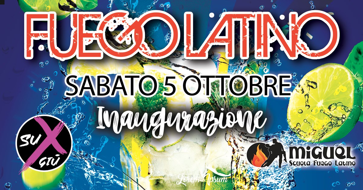 Inaugurazione Fuego Latino 05 Ottobre - L'originale