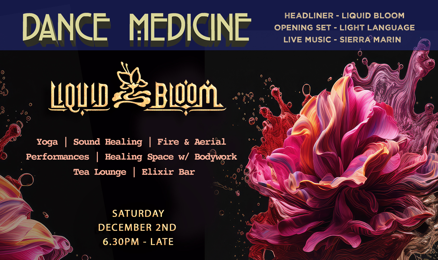 Dance Medicine w Liquid Bloom