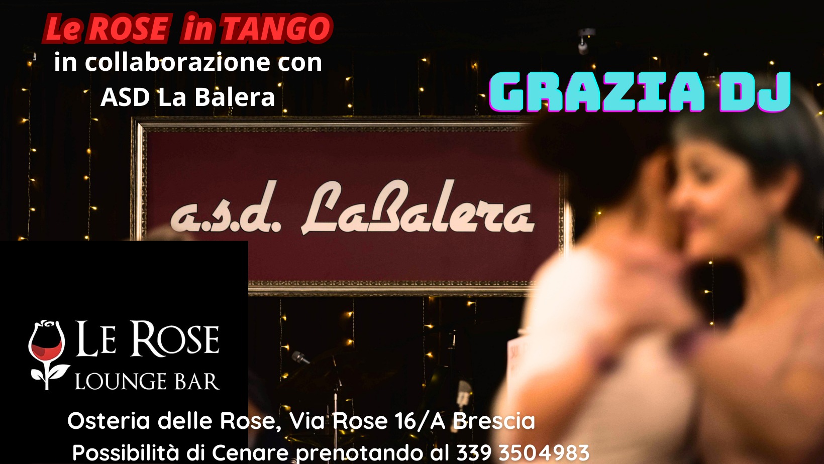 Le Rose in Tango con asd La Balera - nessuna tessera richiesta