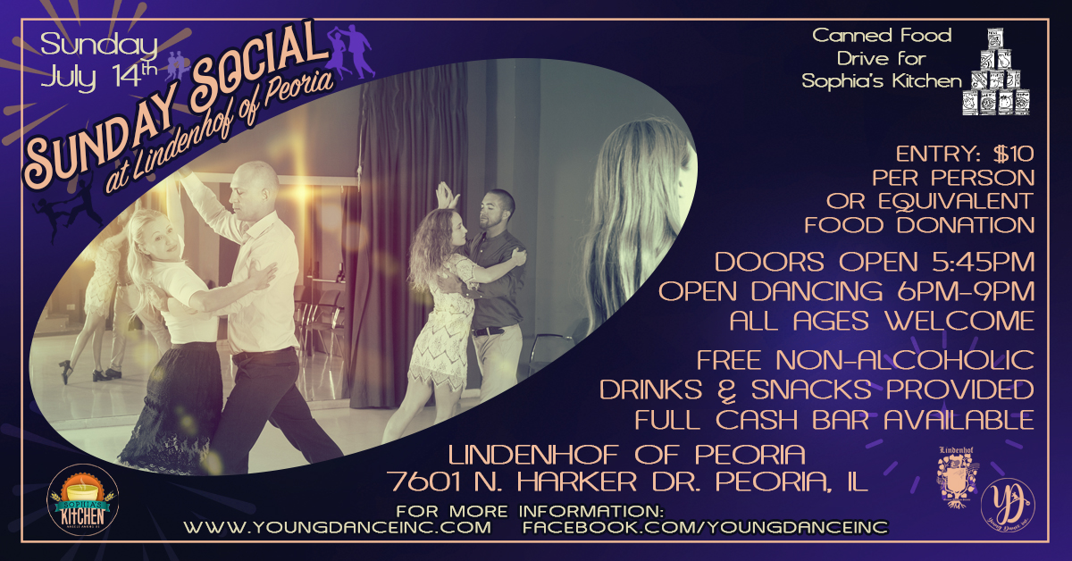 Second Sunday Social Dance for Sophia's Angel's Kitchen