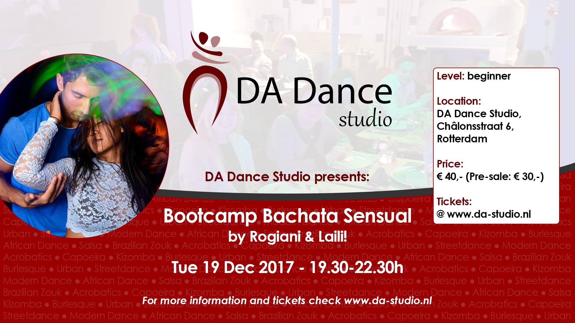 Bachata sensual beginners bootcamp bij da