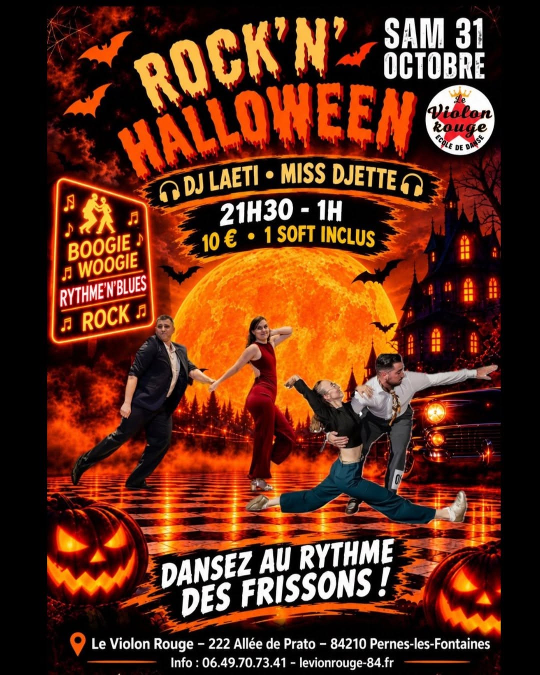 Rock’n’halloween d'Orlane & Théo Dj Laeti et Mis Djette