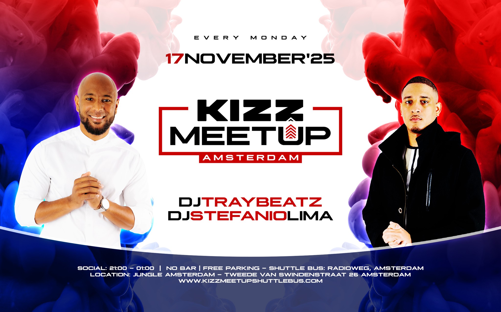 KIZZ MeetUp ‘Amsterdam’: Stefanio Lima x Traybeatz