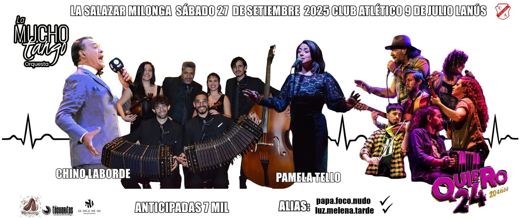 La Salazar Milonga - Club 9 de julio en Lanús