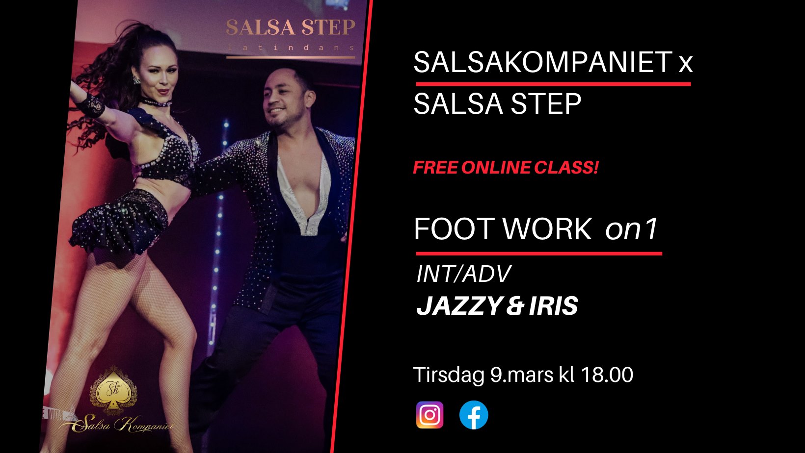 Salsakompaniet x Salsa Step FREE LIVE CLASS