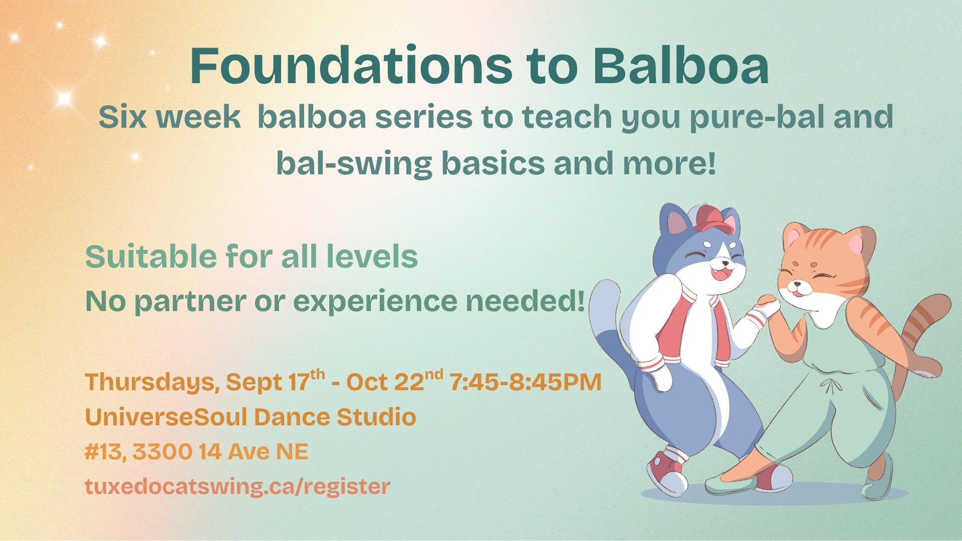 Foundations to Balboa - Beginner Swing Dance Series