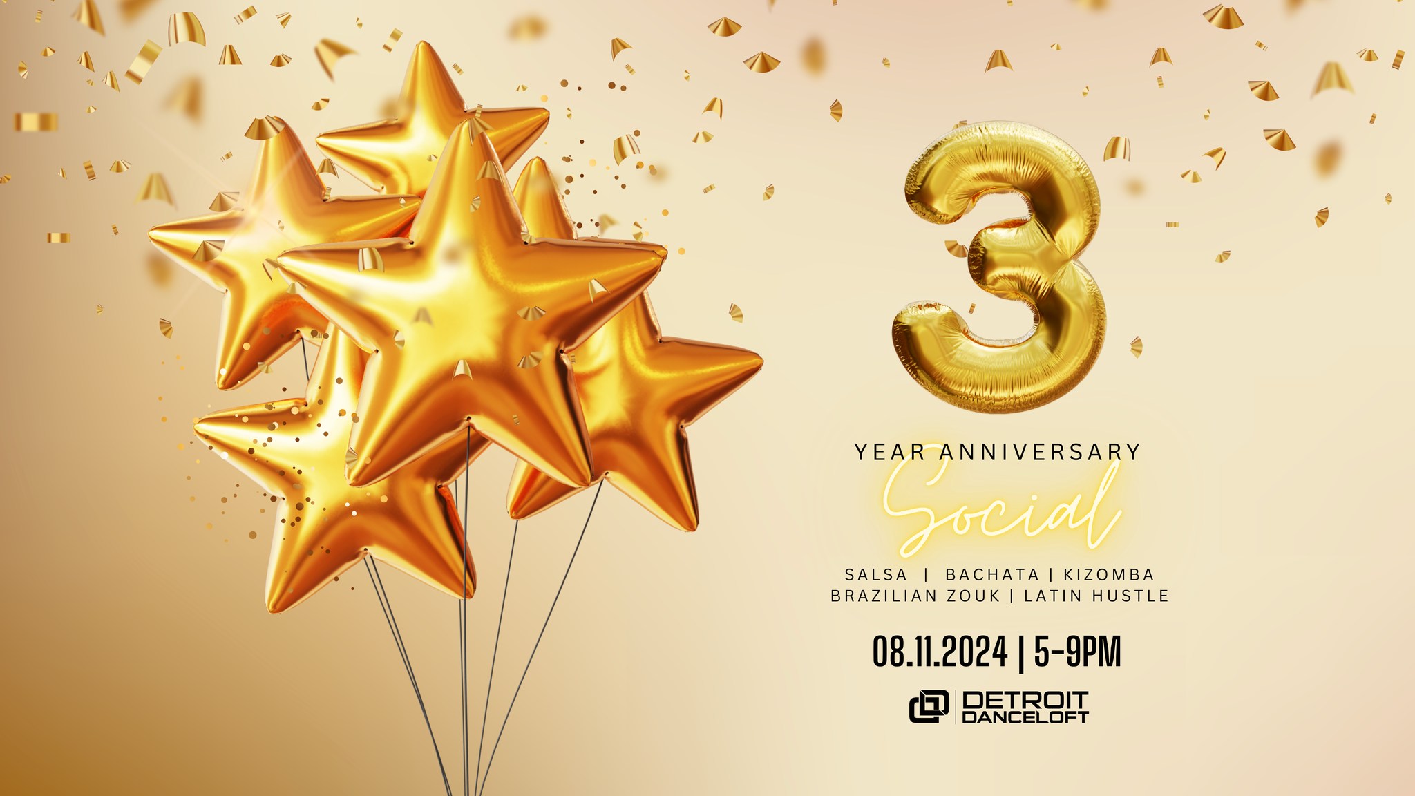 DDL 3-Year Anniversary Social