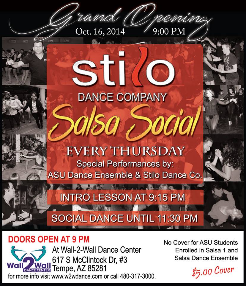 Grand Opening! STILO Dance Salsa Social!