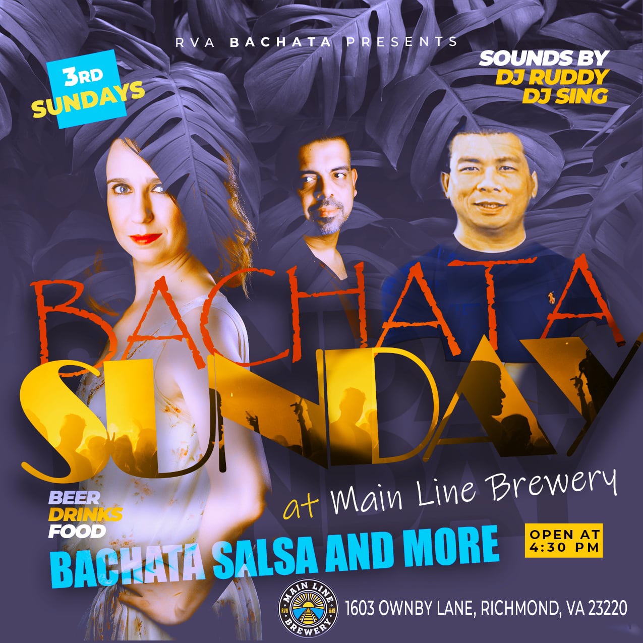 RVA Bachata Sunday at Main Line Brewing
