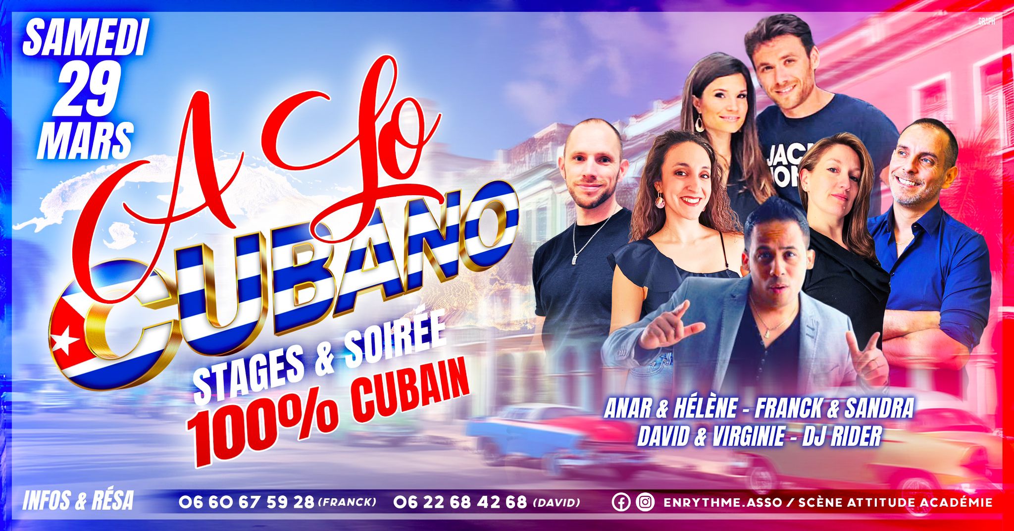 A LO CUBANO - Stages et Soirée - 100% Cubains