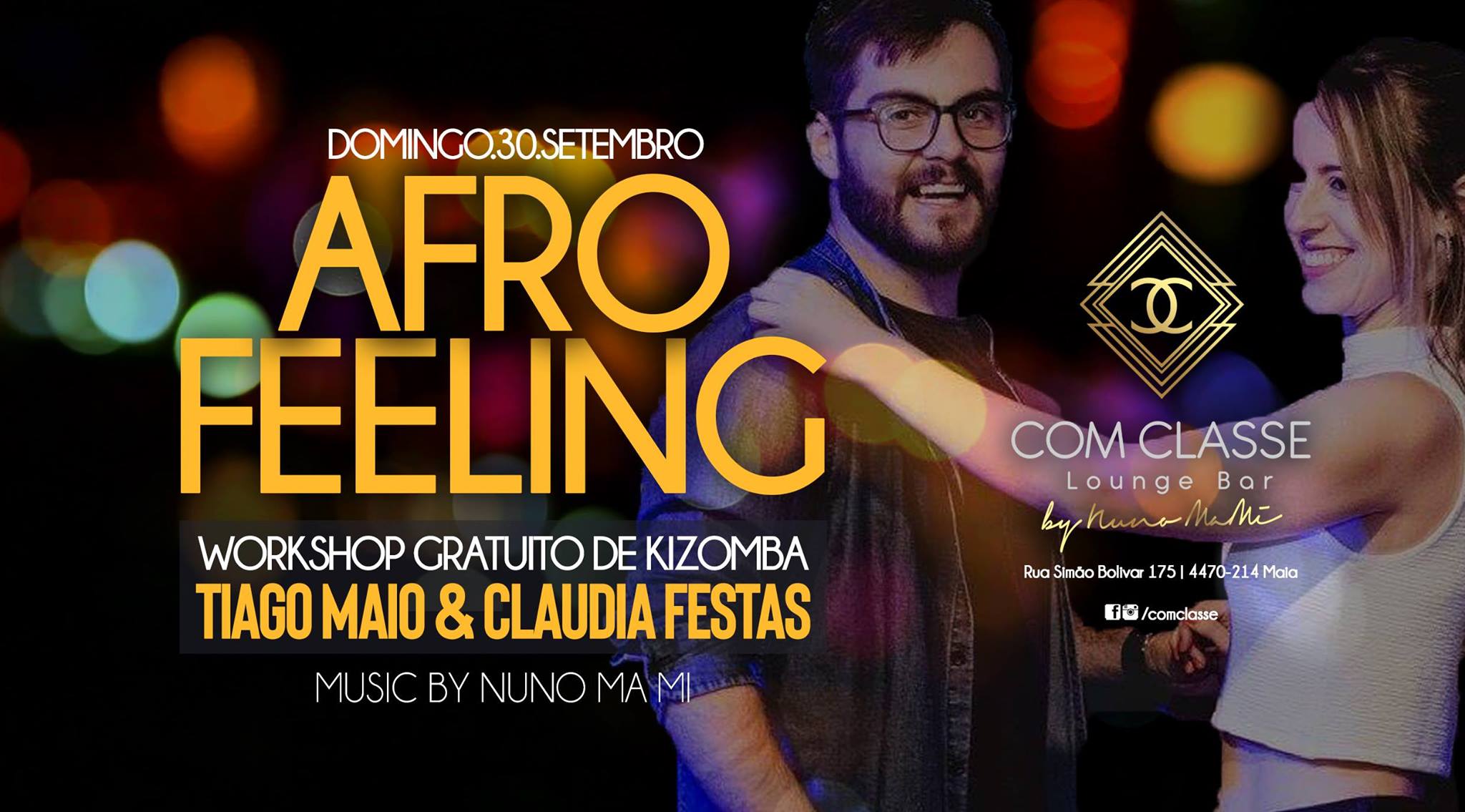 Noites Afro Feeling :: Dom 30 Set :: Com Classe