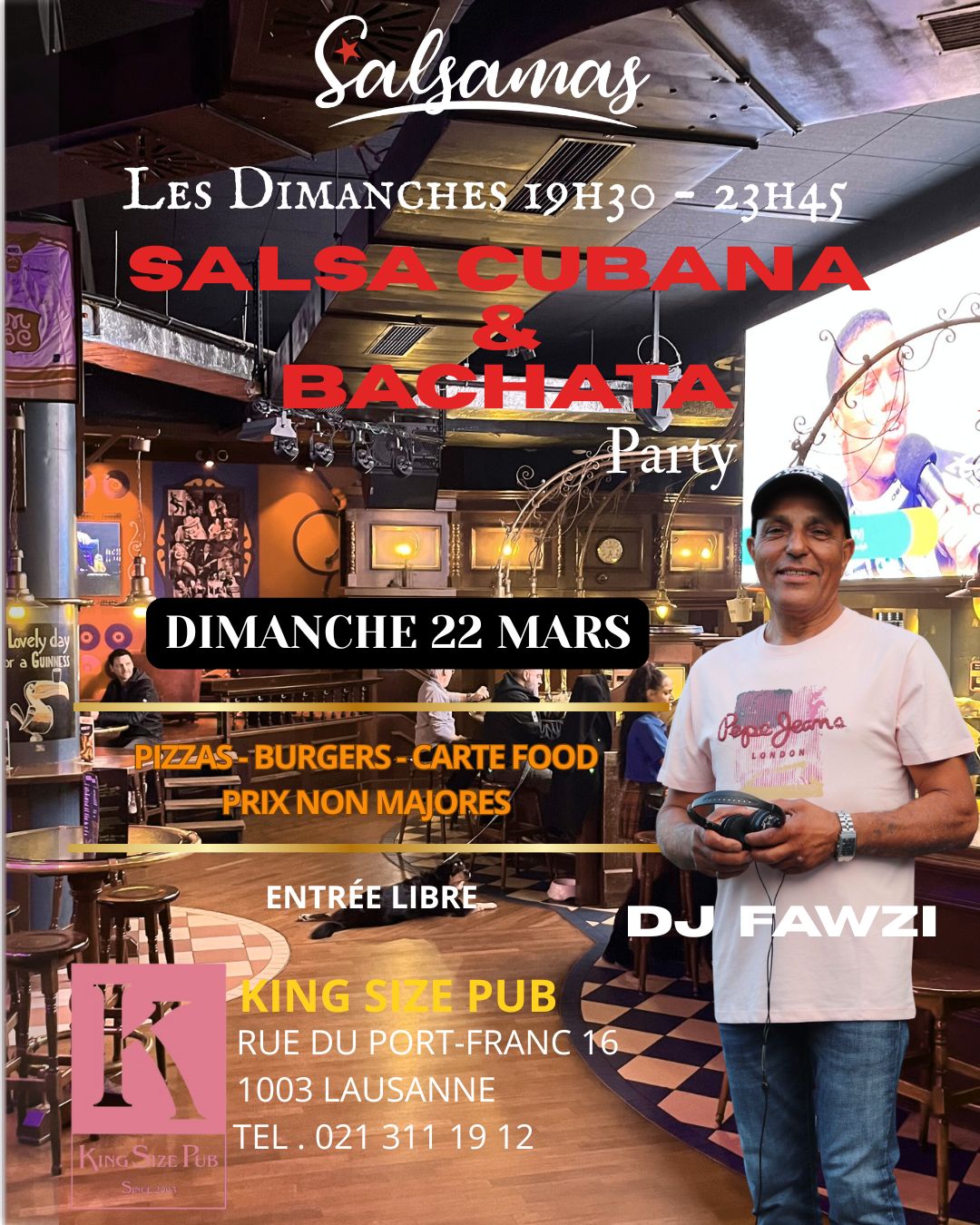 Les dimanches au King Size avec Salsamas