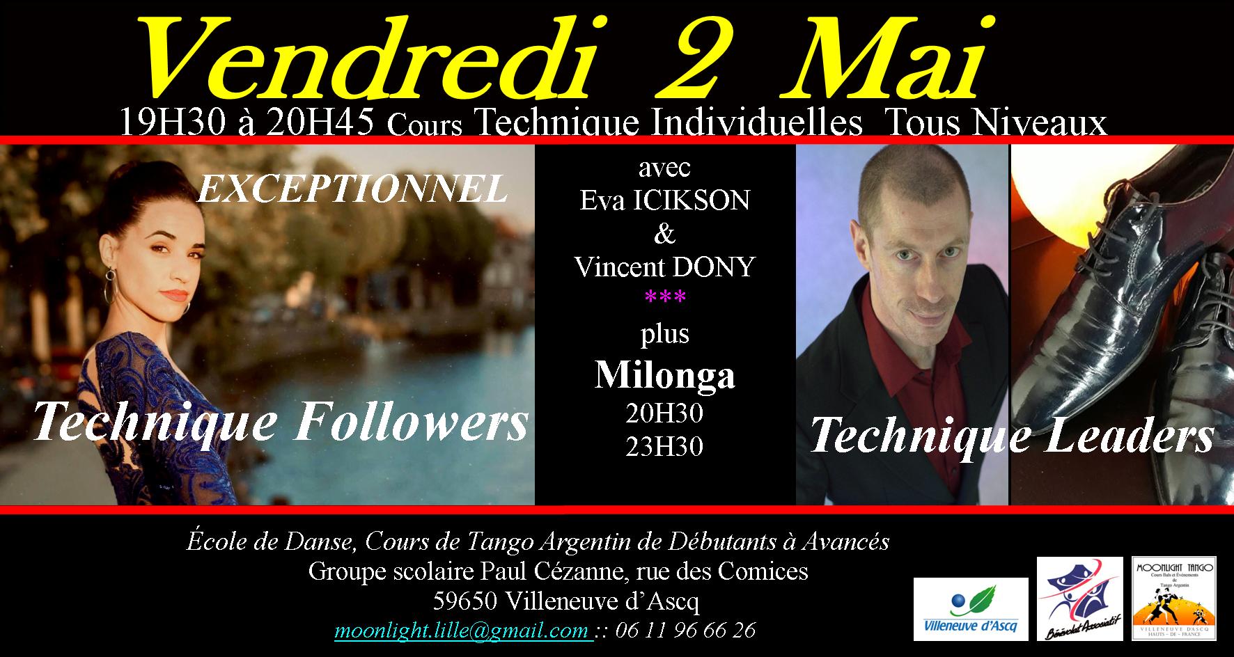 Milonga et ou Cours techq individuelles à Cézanne