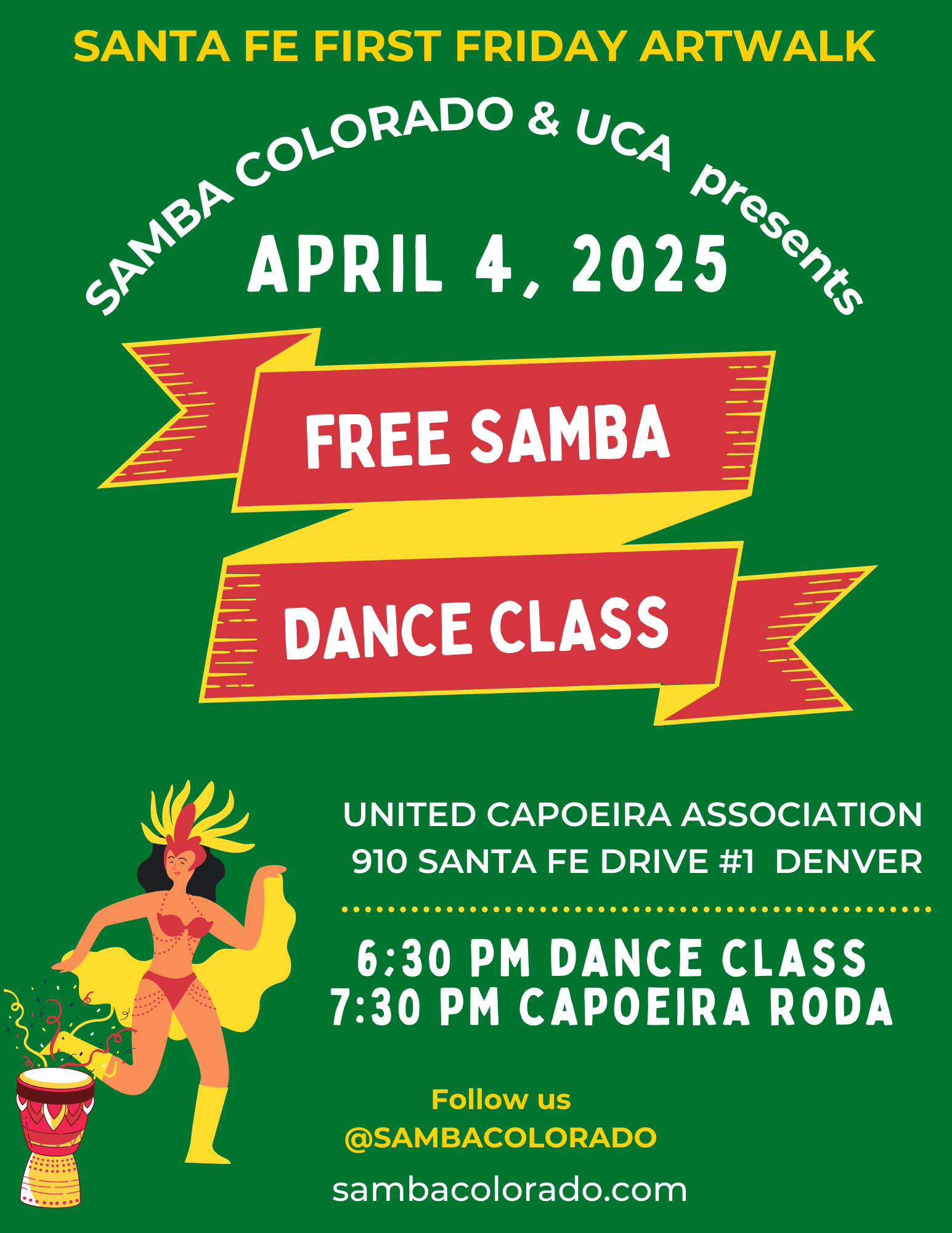 Free Samba Class First Friday