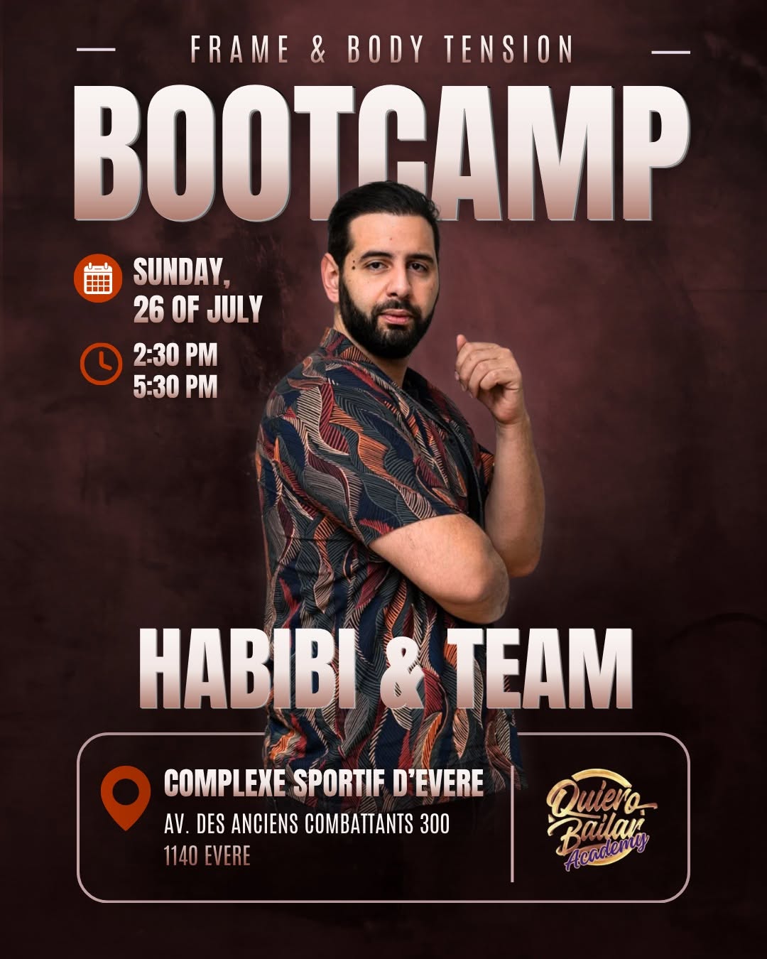 Sunday Bachata Sensual Moves with Habibi & Team (By QuieroBailar)