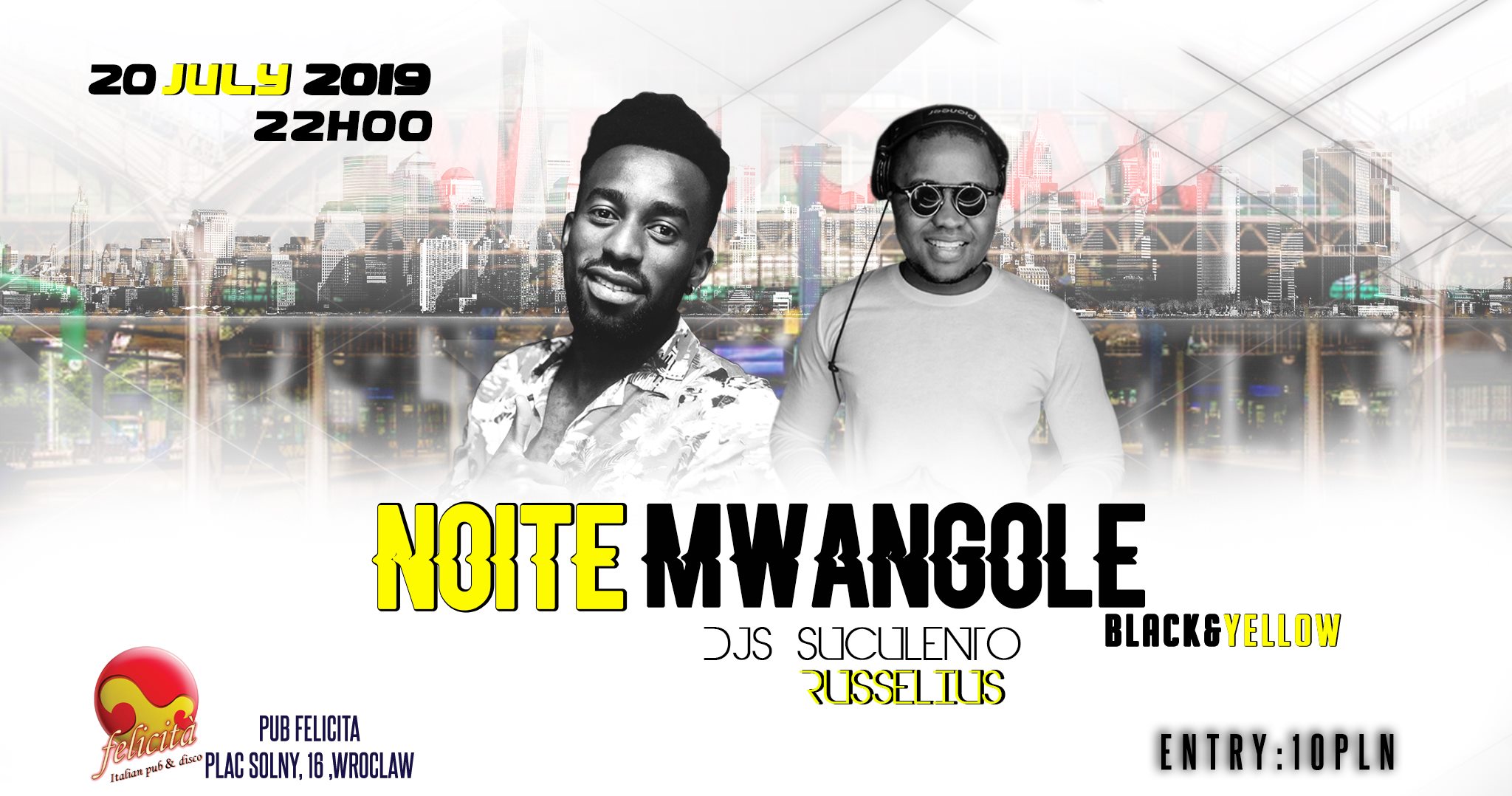 Noite Mwangole - Black & Yellow
