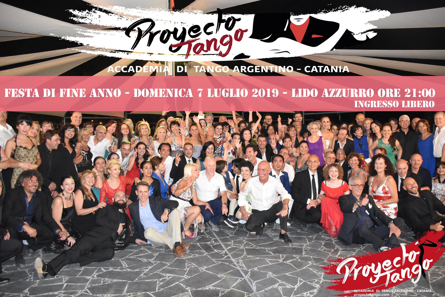 Academia Proyecto-Tango Catania Festa di Fine Anno DOM 7 Luglio