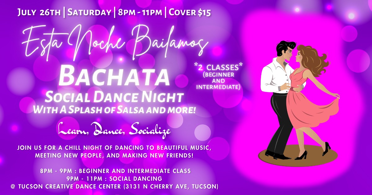 Bachata Social - Two Bachata Classes!