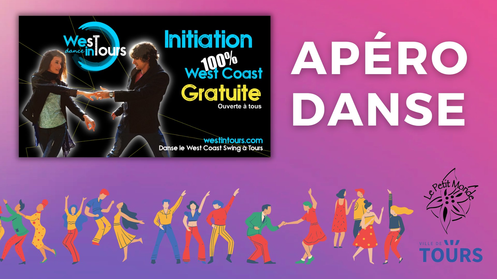 APÉRO DANSE : West in Tours (danse West coast swing)