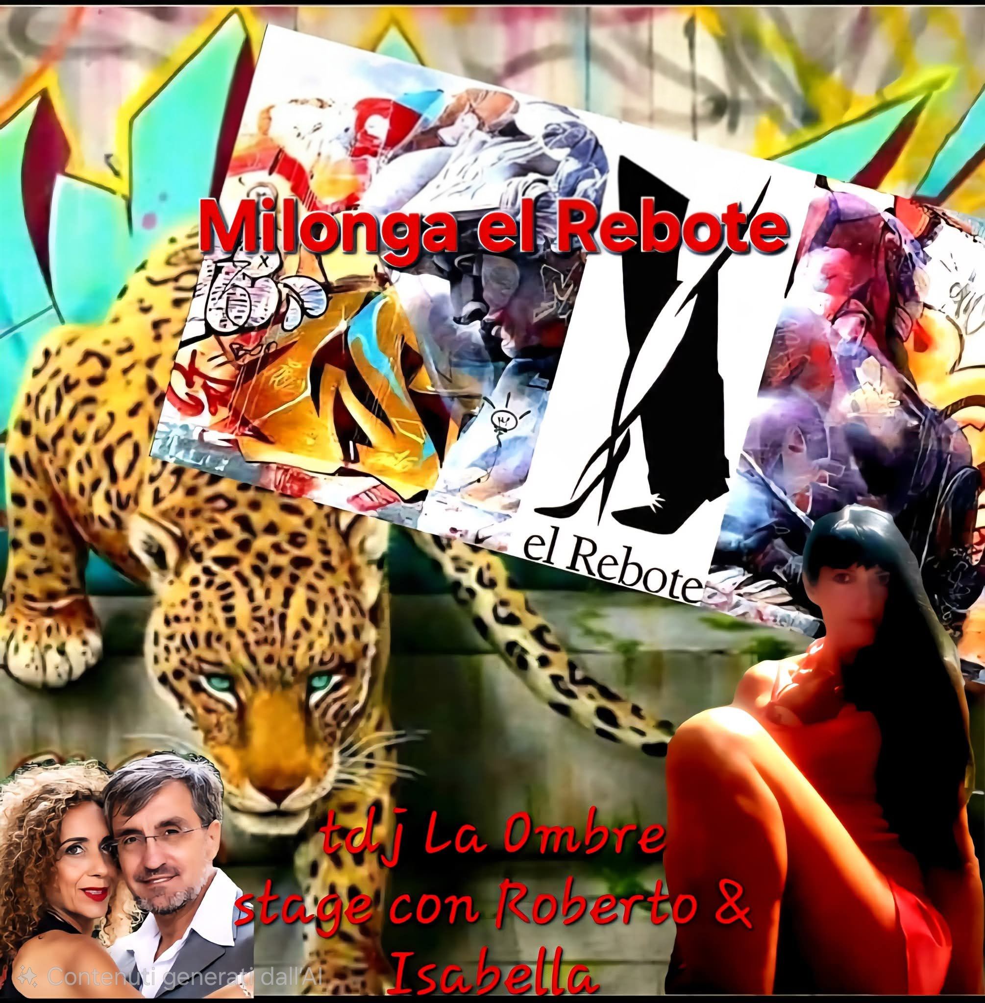 Milonga El rebote stage con Roberto y Isabella tdj La Ombre
